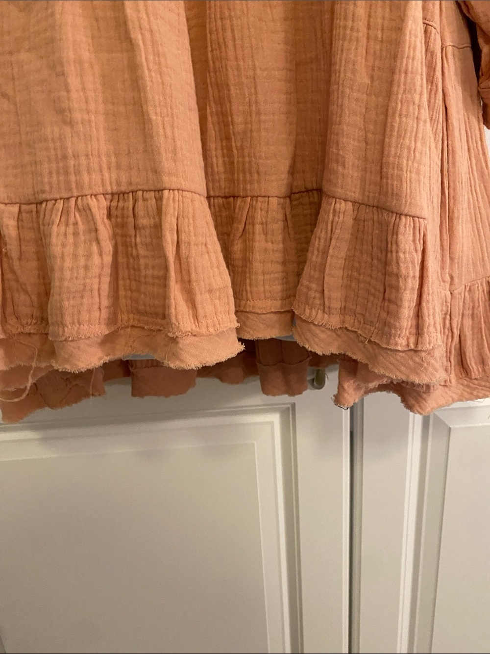 ODDY Peach Tiered Gauze Tunic - Picture 5 of 11